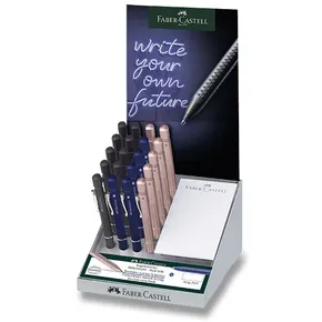 Faber-Castell Grip 2011 XB golyóstoll, 20 db-os állvány, színkeverék